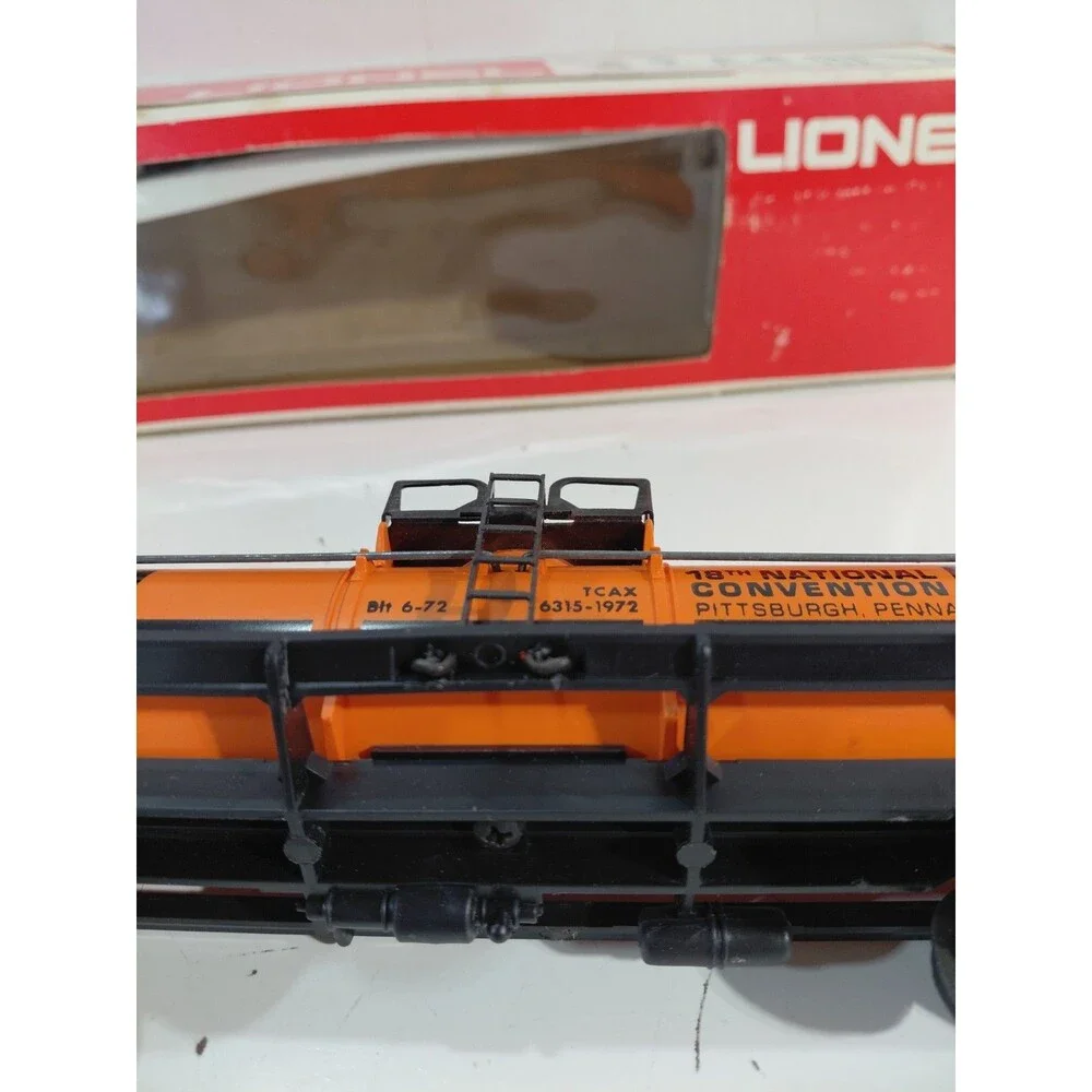 Lionel 6315-1972 O Gauge Model Railroad TCA Convention 1972 Tank Car w/Box